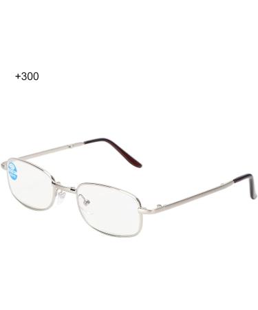 Portable Blue Light Blocking Reading Glasses for Presbyopia - Compact Folding Silver Frames with Case | Shop Internationally - Buy Online on GoSupps.com