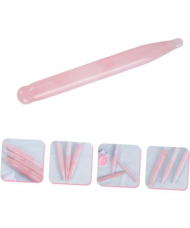 Buy Minkissy Crystal Slide Facial Tools - Self-Massage Acupress Rod & Eye Roller | Rose Quartz Foot Scraper & Body Massage Tool for Relaxation - Buy Online on GoSupps.com