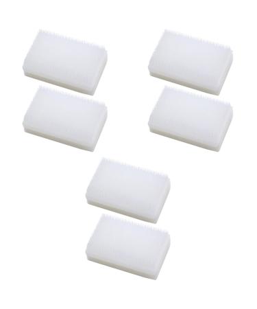 Healeved 6 pcs Pressure Defensiveness Brush Bristles Scrub Kids Tools for Sensory Therapressure Deep Wilbarger Brushing Children Calming Adults and Protocol White Brushes Whitex3pcs 8X4.7CMx3pcs