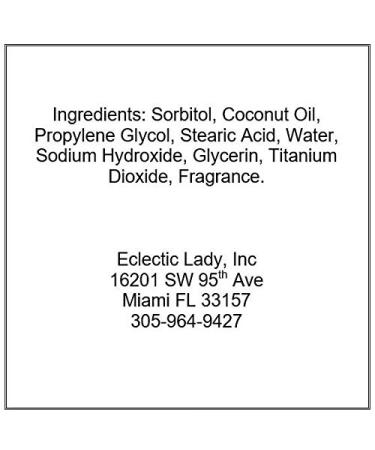 Buy Baby Powder Glycerin Soap - Eclectic Lady 4 oz Bar | Gentle Moisturizing Soap for All Skin Types - Buy Online on GoSupps.com