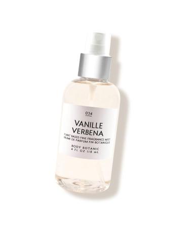 Vanille Verbena Fine Fragrance Mist by Body Botanic 4 Fl Oz a Beautiful Blend of Sweet Vanilla Bright Verbena Sicilian Lemon Orange Zest Jasmine Heliotrope Amber White Musk and Woods - Buy Online on GoSupps.com