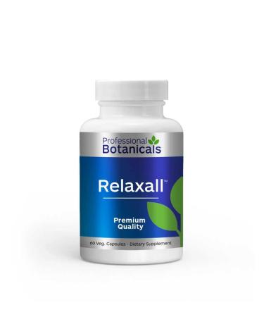Professional Botanicals Relaxall Magnesium for Sore Muscles Passion Flower and Valerian Root - 60 Vegetarian Capsules