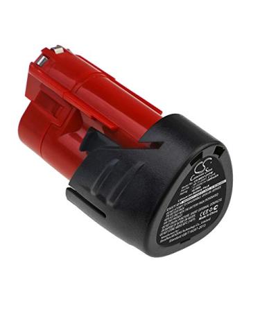 JRINK Replacement for Battery Milwaukee 4931427105 4932430064 C12 B C12 BX M12 M12 B2 C12 D C12 DD C12 FM C12 HZ C12 HZ-0 C12 HZ-202C C12 IC C12 ID C12 IW C12 JSR
