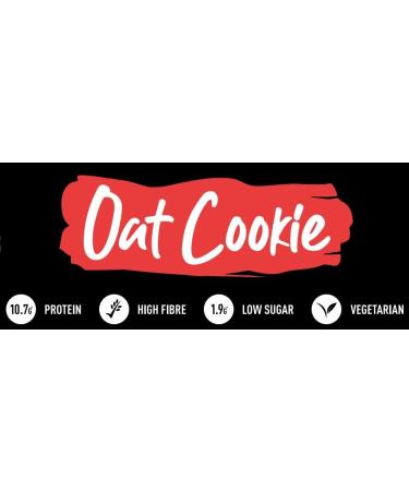 FUEL10K High Protein Breakfast Oat Cookie Strawberry and White Chocolate 50g - Buy Online on GoSupps.com