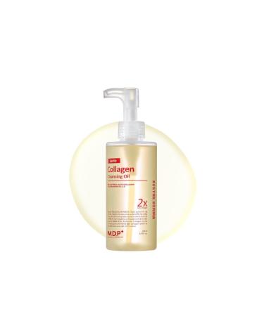 MDP+ RED LACTO COLLAGEN CLEANSING OIL 2.0 Pore Control Deep Cleansing Daily Makeup Remover Blackhead Melting Pore Cleanser Korean Skin Care Korean Facial Cleanser | 6.76 fl.oz 200ml