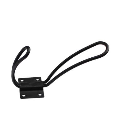 Alipis 10pcs Door Hooks Coat Hanger Wall Rack Robe Hanger Door Rack Hook up Wardrobe Wall Hook medium Black