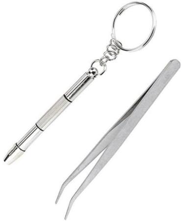 ciyeu Glasses Repair Kit Frameless Sunglasses Nose Holder Clock Screwdriver Nut Tool Family Repair Tool Combination - Buy Online on GoSupps.com