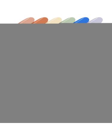 Concealer | Concealer Stick Full Coverage 6 Pieces Easy-Melting Pen Long Lasting Illuminating and Contour for Skin Blemishes Redness and Dullness