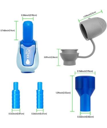 VFVIMN Bite Valve Replacement Mouthpieces - 4-Pack, Dark Blue, Fits Camelbak & Most Brands, with Shutoff Valve & Dust Cover - for Hydration Bladder & Backpack Water Reservoir - Buy Online on GoSupps.com