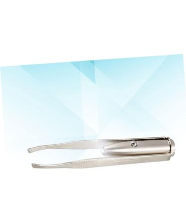 minkissy Eyebrow Tweezer Led Light Eyelash Tweezer Eyebrow Hair Removal Tweezer - Buy Online on GoSupps.com
