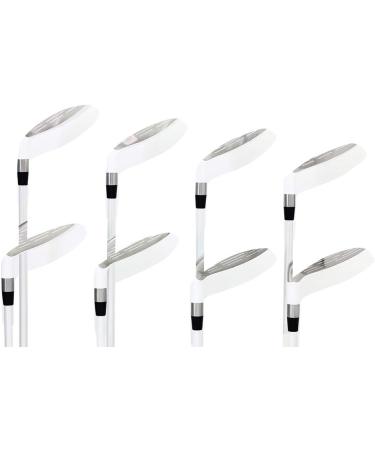 Majek White Pearl Petite Senior Ladies Golf Hybrids Irons Set - New Senior Petite Women's True Hybrid Ultra Light Weight Forgiving Package (4-PW, SW) - Lady Flex Utility Clubs - Buy Online on GoSupps.com