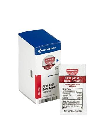 First Aid Only SmartCompliance Refill First Aid Burn Cream, 10 per Box