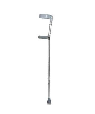 Crutches Forearm Crutches Designed for Disabled People Walker Comfortable Safe Crutch Lightweight Aluminum Alloy - Adjustable Height Lightweight Walking Aid (Grey 1 Pair) Bathing in Sunlight