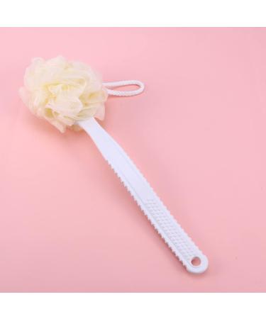 Healifty Double-Sided Back Brush 2pcs - White Bath Scrubber with Massage Handle - Buy Online on GoSupps.com