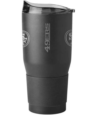 San Francisco 49ers 30oz. Black Powder Coat Ultra Travel Mug by logobrands - Buy Online on GoSupps.com