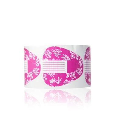 Profico nail template modeling template for gel and acrylic nail extension self-adhesive nail stencil nail extension modeling template self-adhesive 100 pieces pink - Buy Online on GoSupps.com