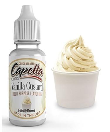 Capella Flavor Drops Vanilla Custard Concentrate 13ml bottle