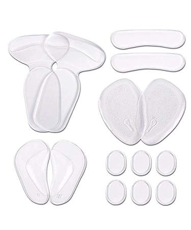 Sunnyac Heel Cushion Inserts  Heel Grips for Women  Nonslip Self-Adhesive Silicone Shoe Insoles  Pads  Liners and Protectors for Shoes or High Heels Too Big  Preventing Foot Blister and Pain (Type1) - Buy Online on GoSupps.com