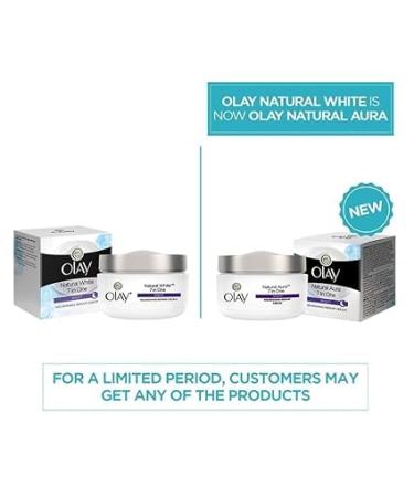 O.lay Natural Aura Night Cream | Nourishing Anti-Aging Cream with Niacinamide & Vitamin E | Healthy Glow for All Skin Types | 50g - Buy Online on GoSupps.com