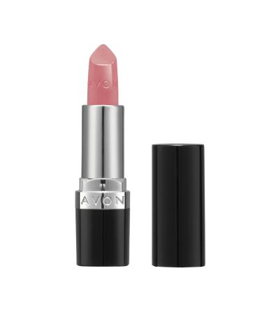 Avon Ultra Satin Lipstick Shimmering Pink with Vitamin E, Avocado Oil and Sesame Oil for rich, creamy color with a satin finish
