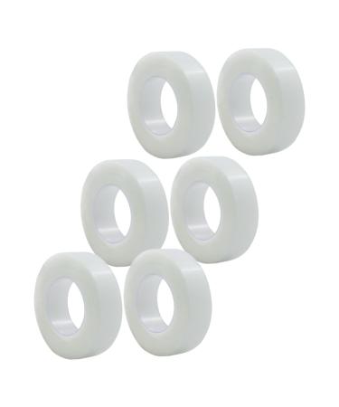 6 Rolls Tape Makeup Tape Sticker Eyelash Tape Gauze Tape Material Tape Made of Hydrogel Heel Tape for Eyelid Tape White Sport Hydrogels