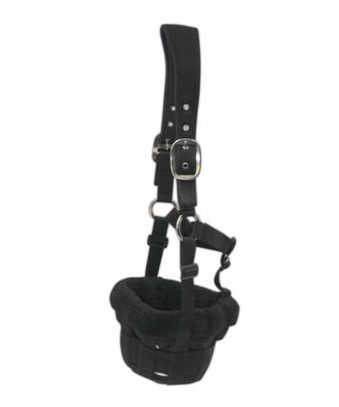 HorseGuard muzzle for horses with teddy fleece padding variety of sizes thoroughbred