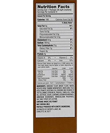 Lance Malt Crackers with Real Peanut Butter - 24 Individual Packs (3 Boxes) - Buy Online on GoSupps.com