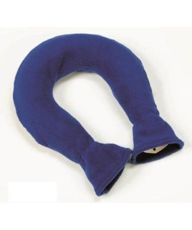 S nger neck hot water bottle (fleece cover blue)
