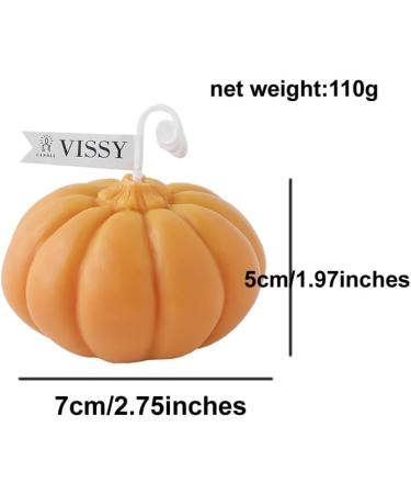 Buy Creative Pumpkin Shape Aromatherapy Candles - Handmade Rose Flavor for Birthdays New Year & Festivals | Perfect for Home Office & Store Decor - Buy Online on GoSupps.com