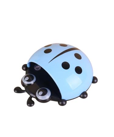 Angoily ladybug sucker toothbrush holder children toothbrush cup-marienk fer bathroom suction toothbrush toothbrush holder cartoon wall holder toothbrush holder for bathroom