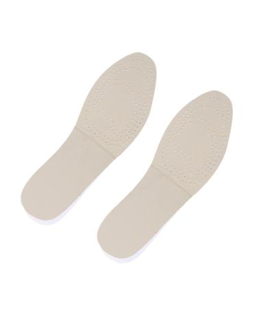 Beaupretty 1 Pair Heightening Insoles Shoe Lift Height Increase Insole Shoe Pad Mens Insoles Leather Insole Invisible Heel Insole Heel Lift Insoles Men Height Women's Increased Booster Pad Grey Size 5