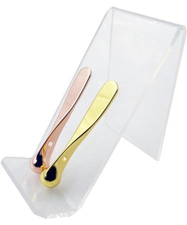 FOMIYES Outil De Massage Yeux Et B tonnet De Cr me Visage Lot De 2 Alliage De Zinc Mini Taille Portable Couleur or Rose Soin Anti- d me Yeux 5.8*1cm comme montr  - Buy Online on GoSupps.com
