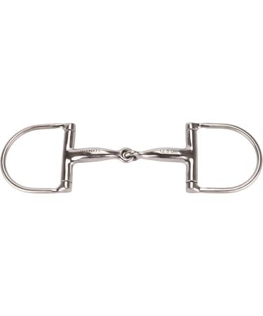Equinate D-Ring Bridle 16mm | Anatomical Mouth-Friendly Bit | Stainless Steel | 14.5 cm | Simply Broken | Gentle Action & Laser-Engraved Size Information - International Shipping Available - Buy Online on GoSupps.com