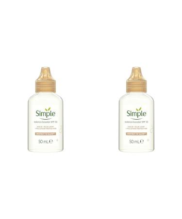 Simple Protect 'N' Glow Radiance Booster SPF 30 naturally preservative free moisturiser for dull & tired skin 50 ml (Pack of 2)