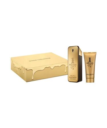 Paco Rabanne One Million for Men Eau de Toilette Spray + Shower Gel Wood 6.8 Oz 2 Count - Buy Online on GoSupps.com