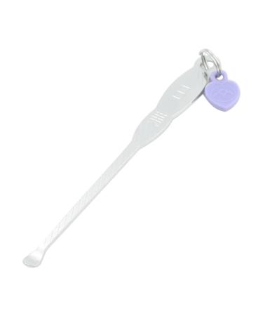 Qtqgoitem 85mm Silver Tone Textured Metal Remover Cleaning Curette Tool Earpick (Model: 3b4 da1 733 82e 9d2)