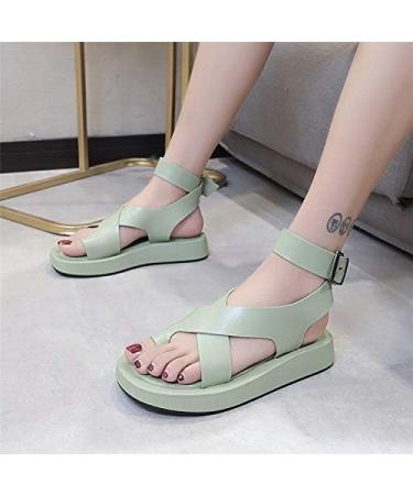 CrEev Women's Summer Sandals - Fashion Platform Shoes Non-Slip Comfort (Sizes 6B & 7B) | Shop Internationally - Buy Online on GoSupps.com
