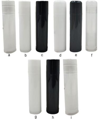  IOIUSKKU IOIUSKKU 100 pcs Empty Lipstick Pots Lightweight Small Balm Tube Creative Smooth Surface Glossy Lip Tubes Cosmetics Women Black Dome 5g - Buy Online on GoSupps.com
