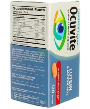 Ocuvite Vitamin Tablets 119 - Essential Eye Health Support - Buy Online on GoSupps.com