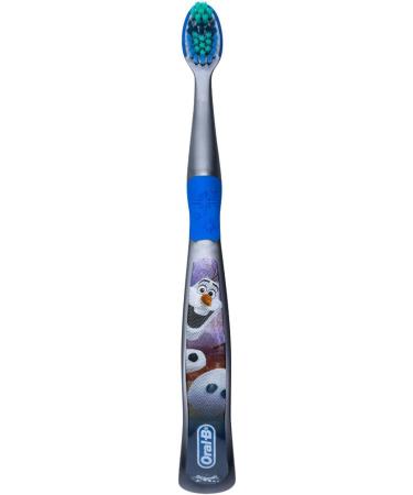 Oral-B Disney Frozen Kids Toothbrush 3+ Years Old Extra Soft - Elsa, Anna & Olaf Characters - Pack of 3 - Buy Online on GoSupps.com