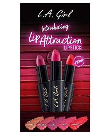 L.A. Girl Lip Attraction Lipstick - Drama GLC590 | Vibrant Color & Long-Lasting Wear | International Shipping Available - Buy Online on GoSupps.com
