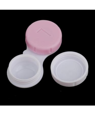 Sharplace Travel Lens Case Box - 10 Set Pink Non-Transparent Holder for Contact Lenses - Ideal for Travel & Storage - Buy Online on GoSupps.com