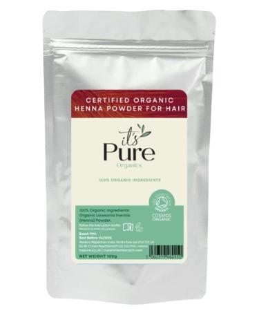 Certified Organic Pure Henna Powder 100g Multicolour 100 g (Pack of 1) - Buy Online on GoSupps.com