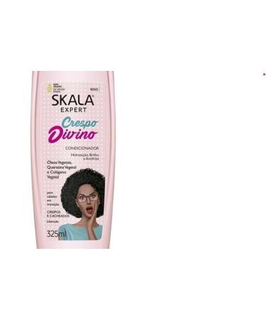 Skala Expert Conditioner Crespo Divino - 100% Vegan 325ml - Frizz Control Moisture Boost & Volume for Curly Hair - Perfect for Curly Method - Buy Online on GoSupps.com