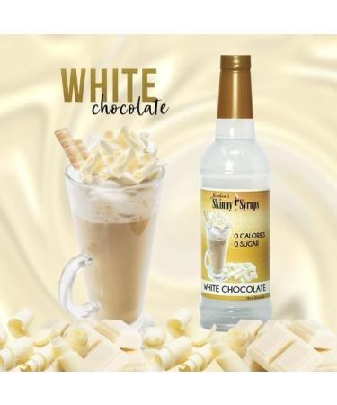 Jordan's Skinny Syrups Mixes Sugar Free White Chocolate Syrup | Zero Calories Zero Sugar Zero Carbs | For Coffee Tea Lattes | 1 Bottle (750 mL) - Buy Online on GoSupps.com