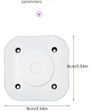 Intelligent Ultraviolet Toilet Deodorizer and Sterilizer - Removes Odors and Disinfects Automatically Household USB Charging Disinfection Lamp - Buy Online on GoSupps.com