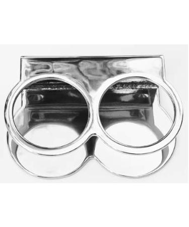 Marine Grade Stainless Double Ring Cup Drink Holder - Steel Base | Premium Quality - Buy Online on GoSupps.com