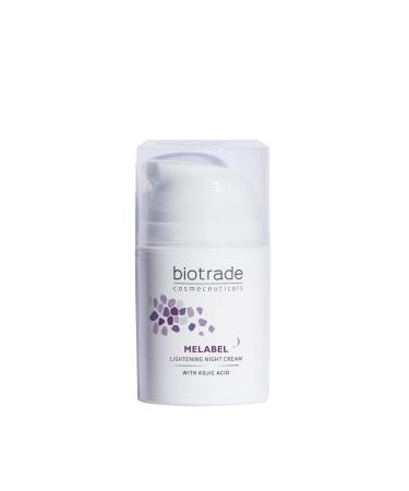 Biotrade Melabel Lightening Night Cream Lightens Dark Spots on the Skin Gently Exfoliates Hyperpigmentation With Kocic and Glycolic acid 50ml