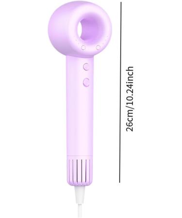 Generic Hair Dryer Hairstyling Tool 1400 Watt Mini Air Blower for Fine Thick Natural Wave Frizzy Hair purple - Buy Online on GoSupps.com