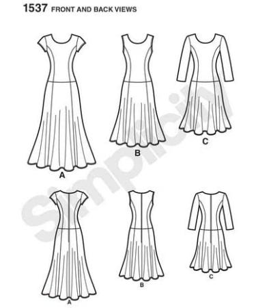Simplicity 1537 Women's Dress Sewing Pattern | Sizes 10-18, Amazing Fit | Shop Now - Buy Online on GoSupps.com